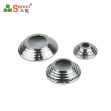 Foshan direct customized base plate cover round pipe column stainless steel Bottom cover